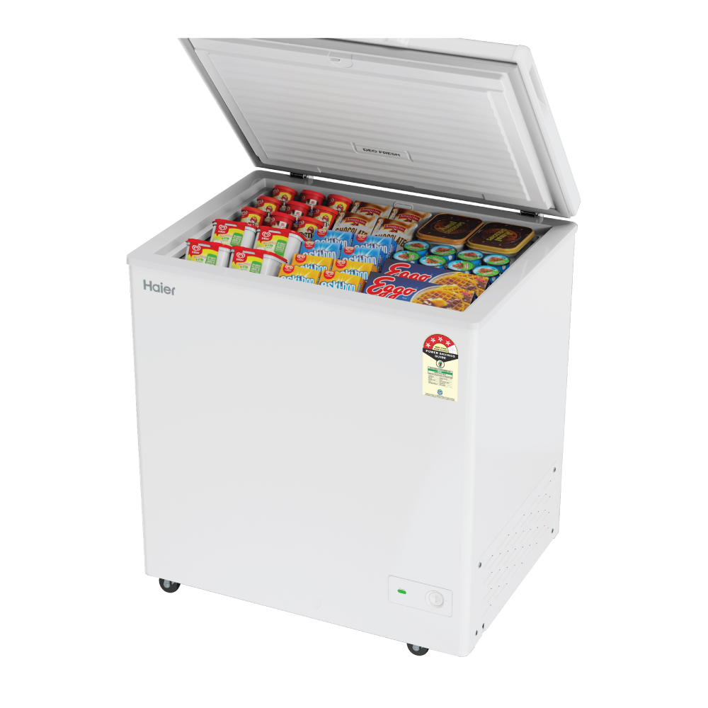 Haier Deep Freezer 230L, Hard Top Convertible Single Door (White)